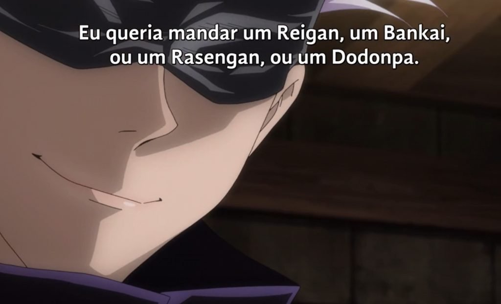 Itadori fala para Goji