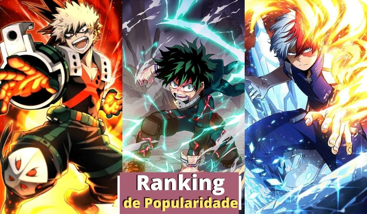 My Hero Academia divulga resultados da pesquisa de popularidade