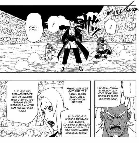 Tsunade defende Naruto - Todos os direitos reservados