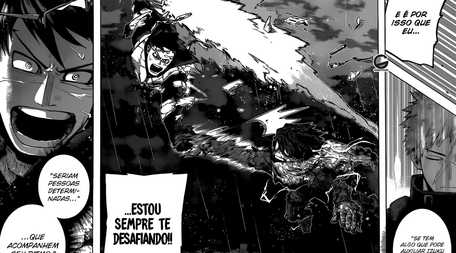 Capítulo 321 de My Hero Academia - Lida e Deku