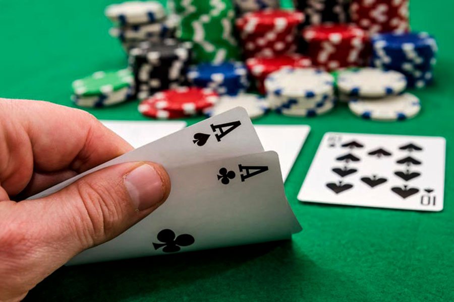 Valores de las cartas en poker